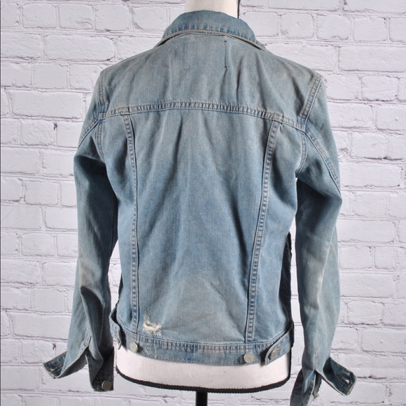 BLANKNYC Distressed Denim Jacket Sz S(4) - Picture 3 of 10